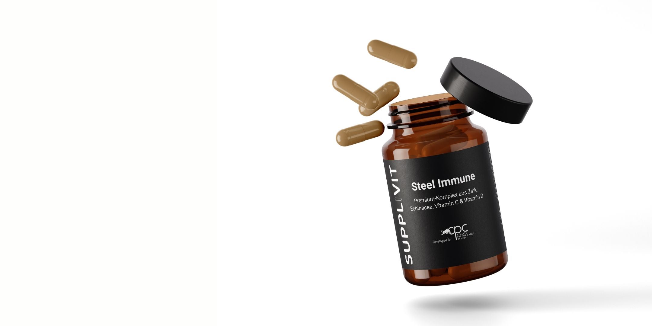 PET Packer mit Nahrungsergänzungsmitteln